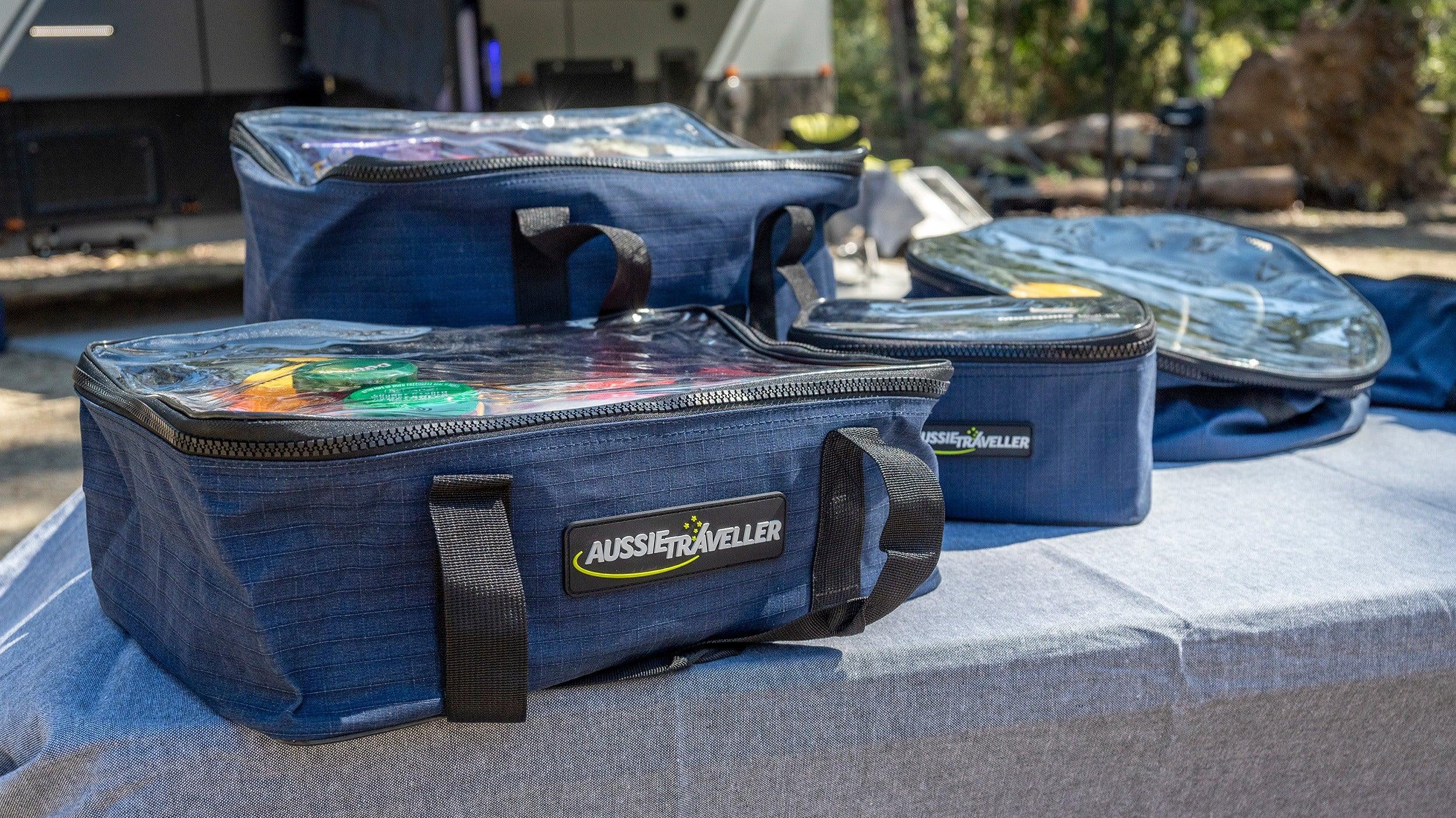 Stay organised on the road with our Canvas Storage Bags - Aussie Traveller