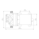 Aussie Traveller 12V RV Water Pump - 11.4LPM - Aussie Traveller