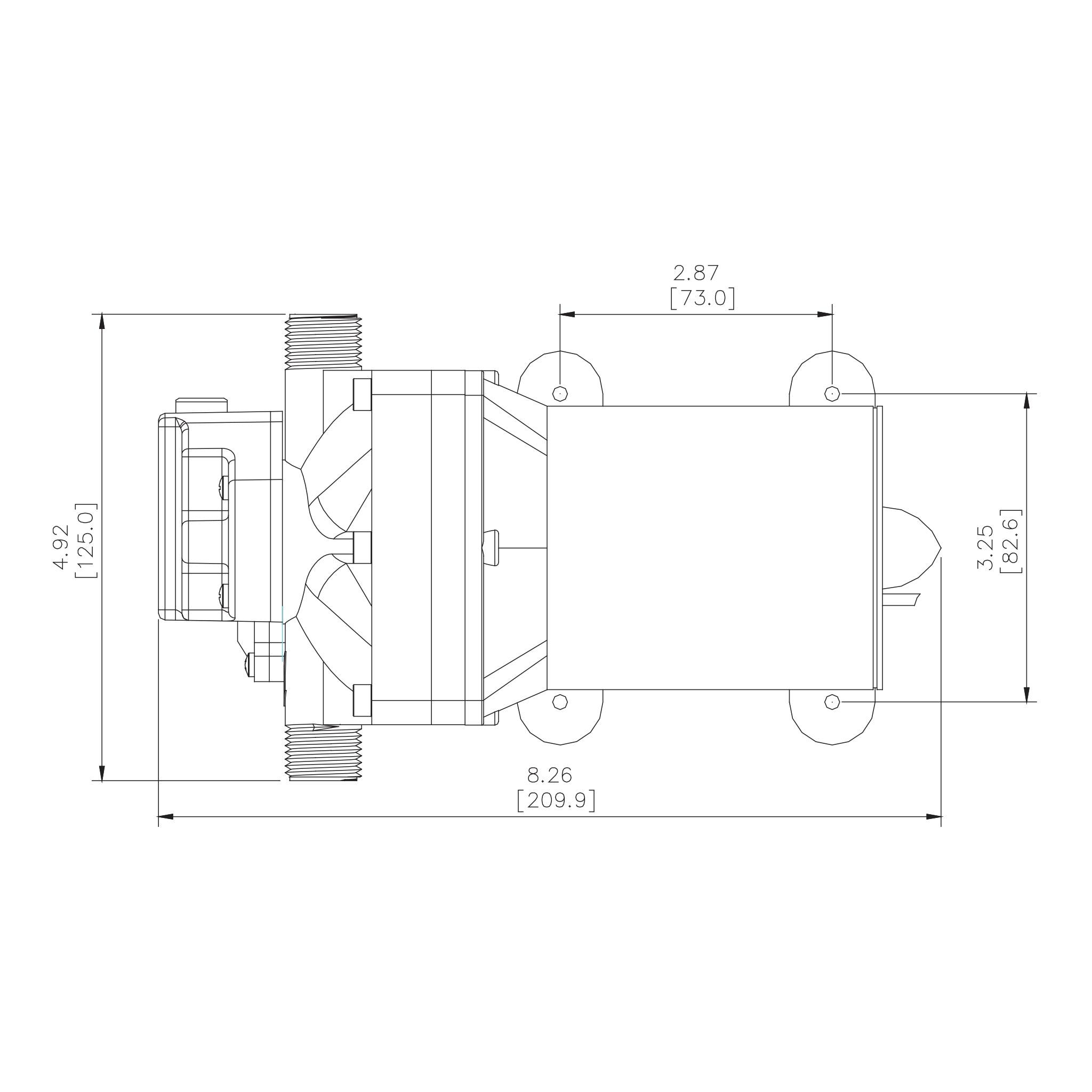 Aussie Traveller 12V RV Water Pump - 11.4LPM - Aussie Traveller