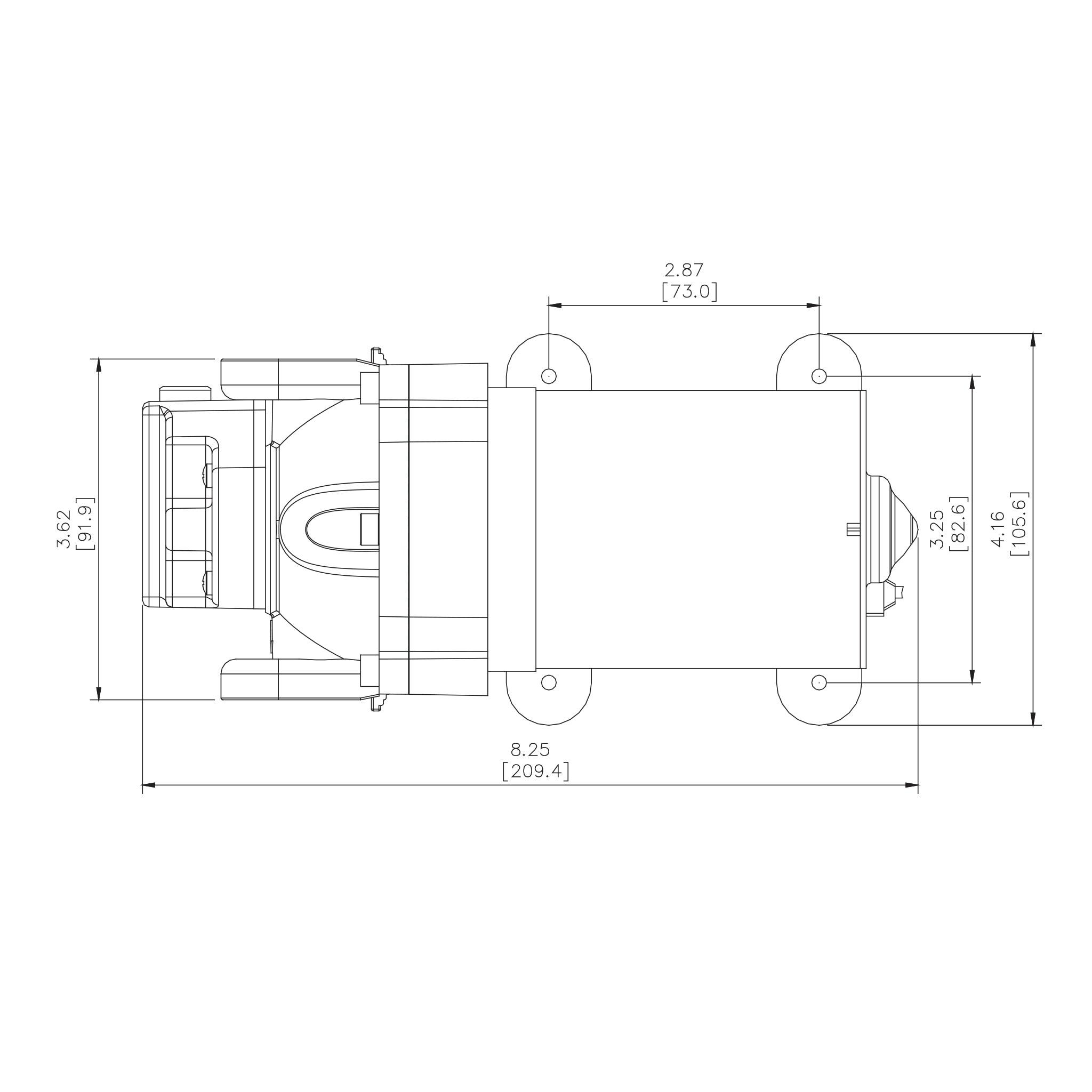 Aussie Traveller 12V RV Water Pump - 7.6LPM - Aussie Traveller