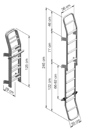 Thule 10 Step Double Ladder - Aussie Traveller