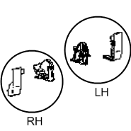 Thule LH/RH Lead Rail Assembly suit 5500