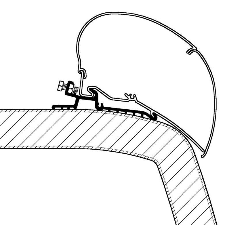 Thule Hymer SX Roof Mount Bracket - Aussie Traveller