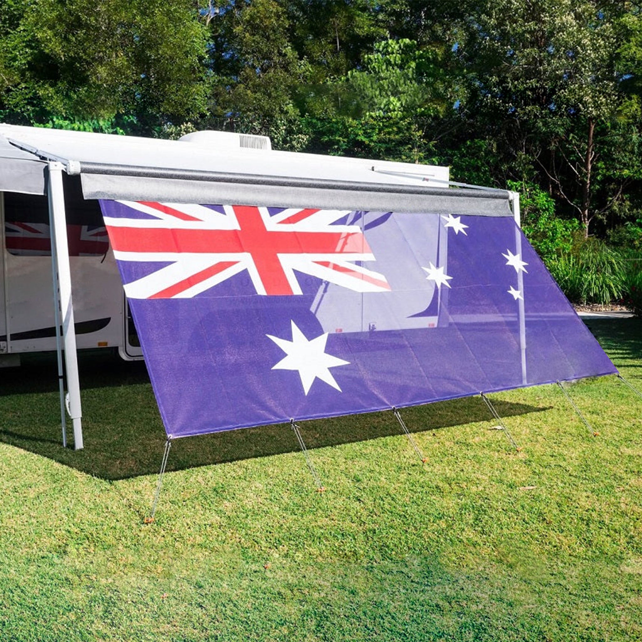 Long Side Art Shade Walls - Custom Image - Aussie Traveller