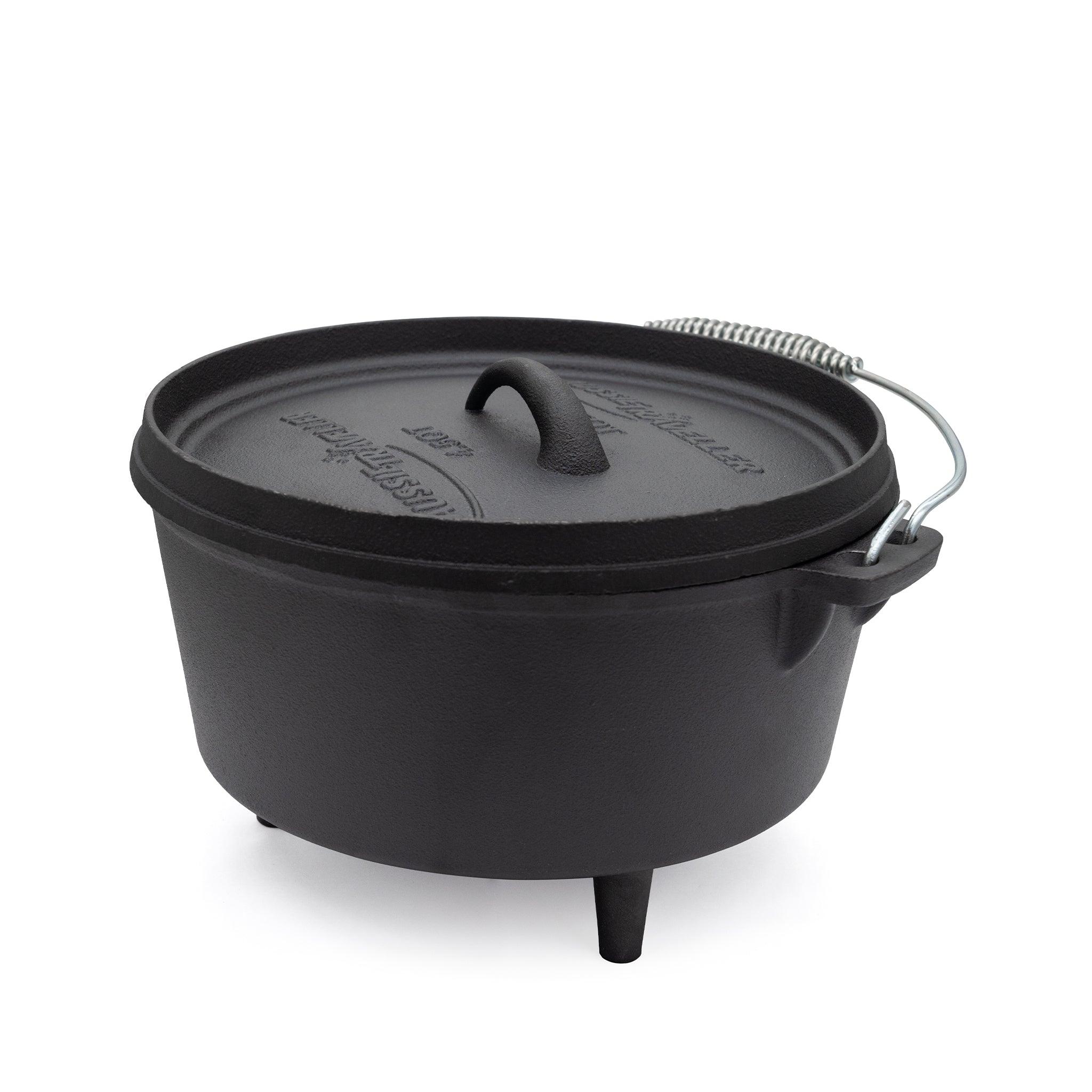 Cast Iron Camp Oven - 4.5QT - Aussie Traveller