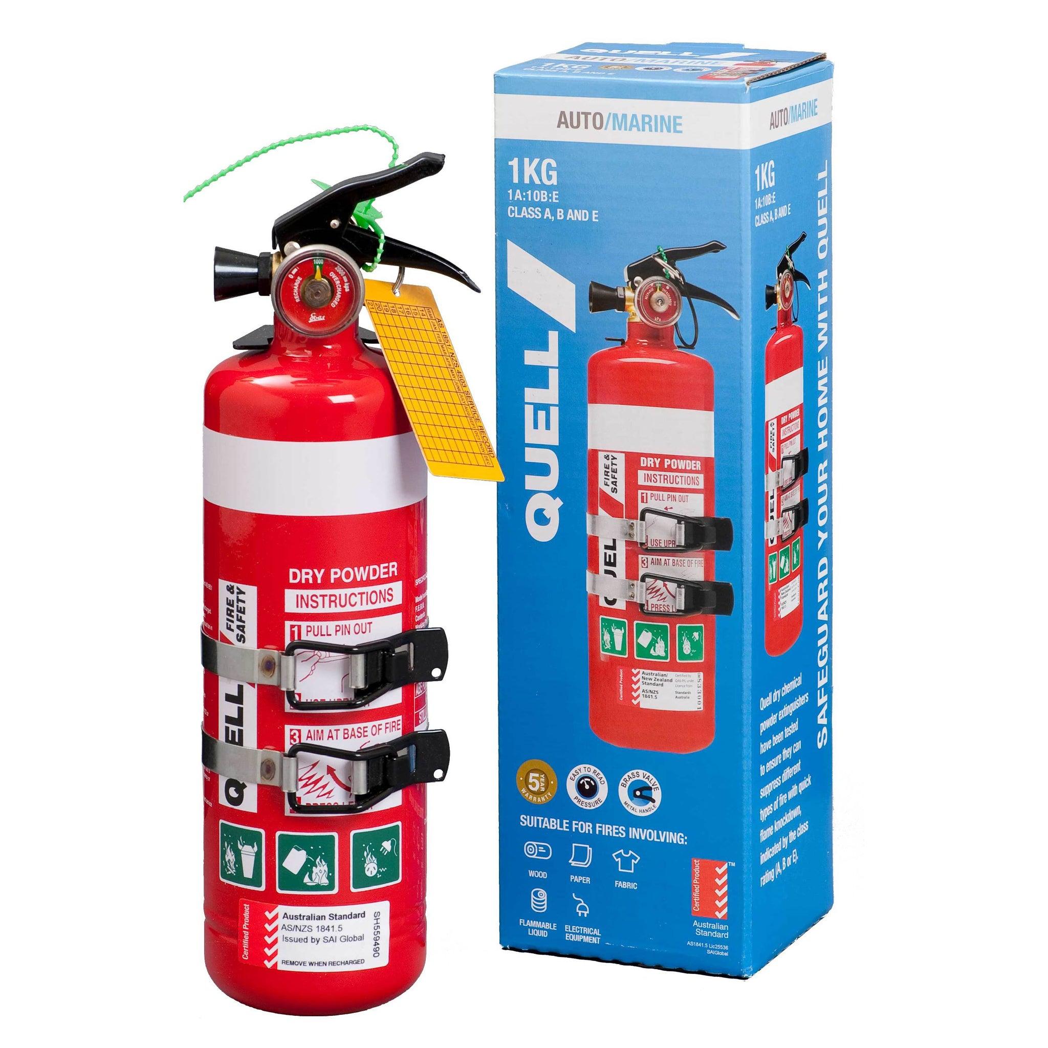 Quell 1kg Fire Extinguisher - Aussie Traveller