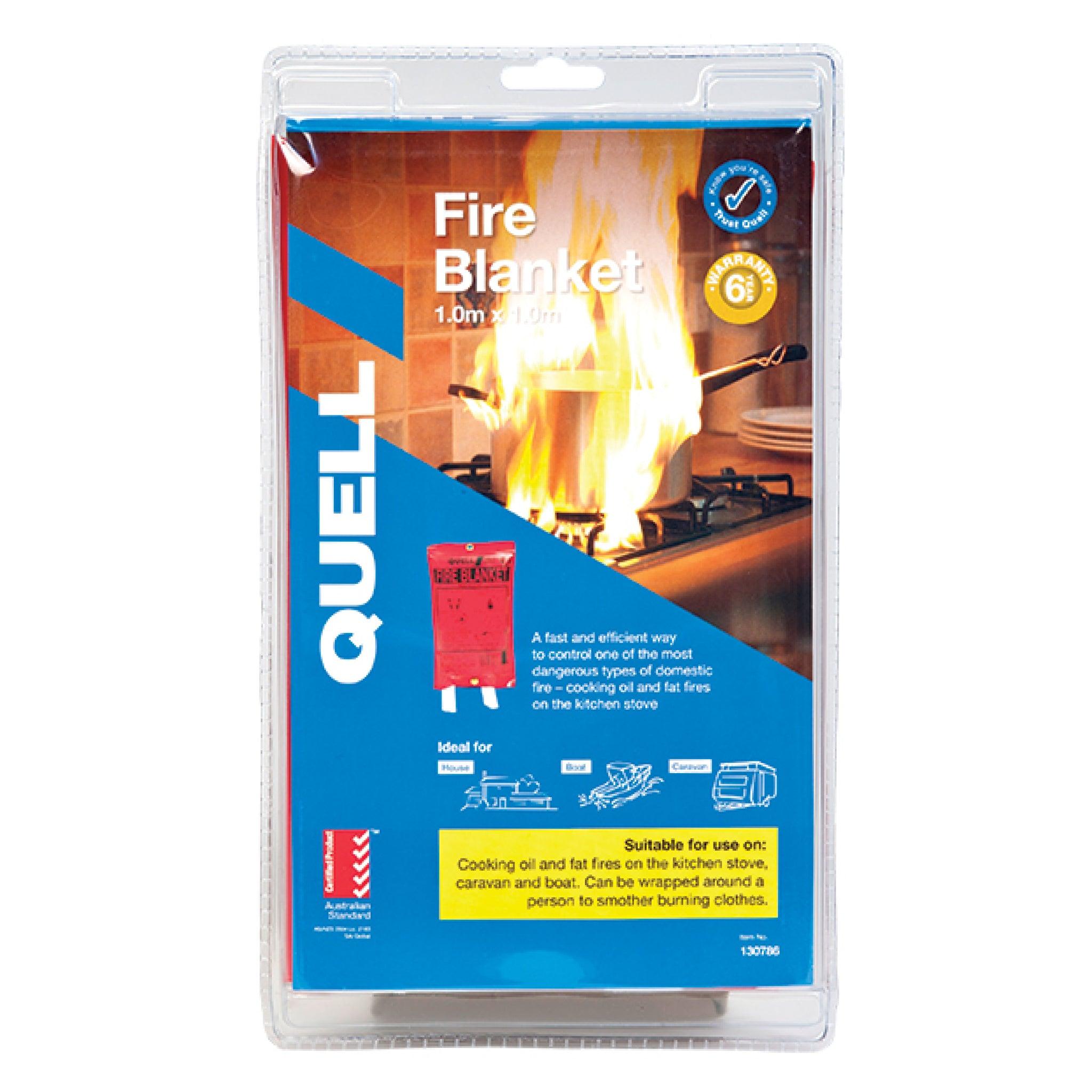 Quell Fire Blanket 1m x 1m - Aussie Traveller
