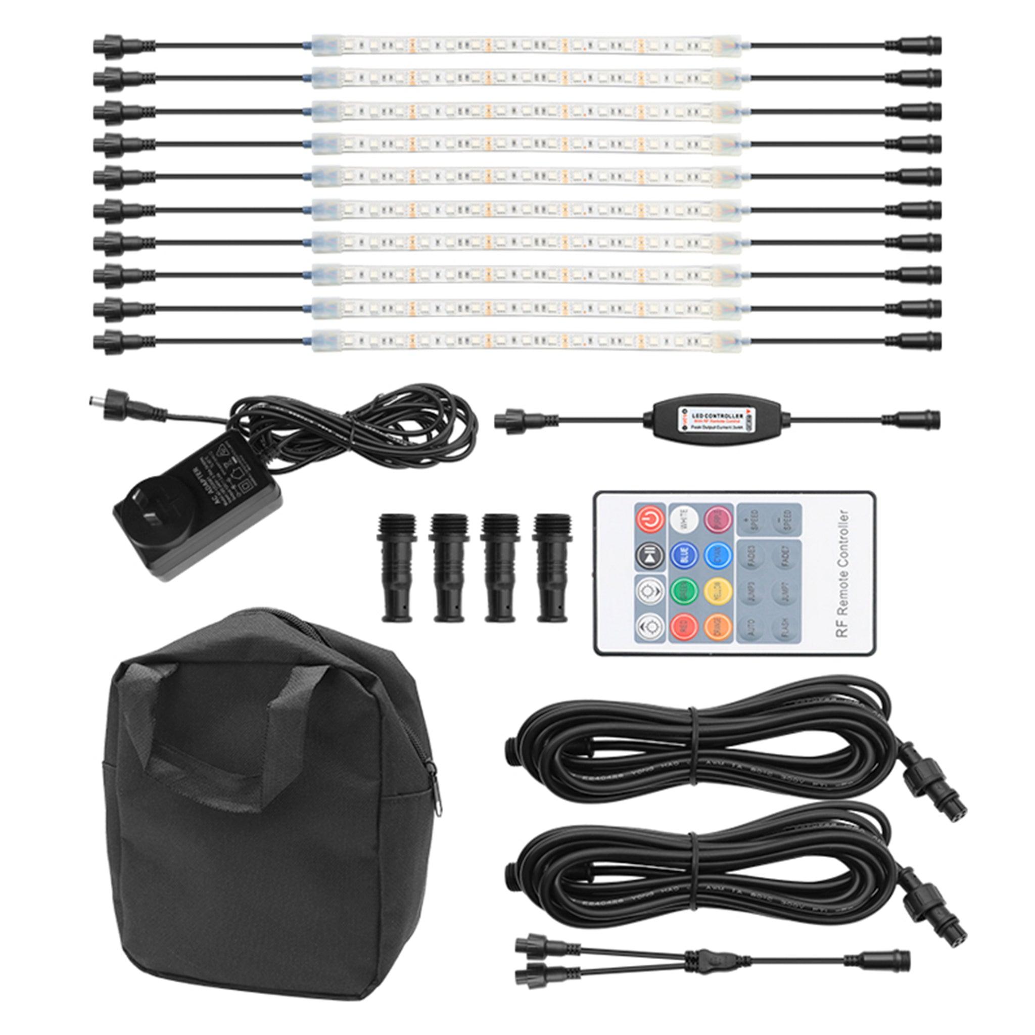 10 Bar LED Strip Light Kit - Aussie Traveller