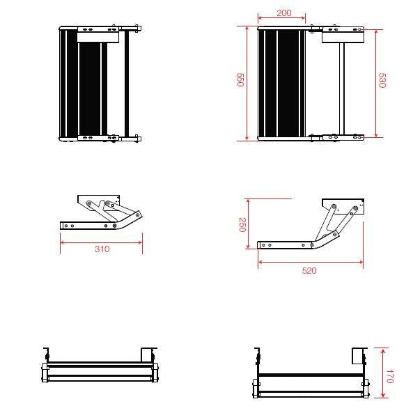 12V Drop Down Single Step - Aussie Traveller
