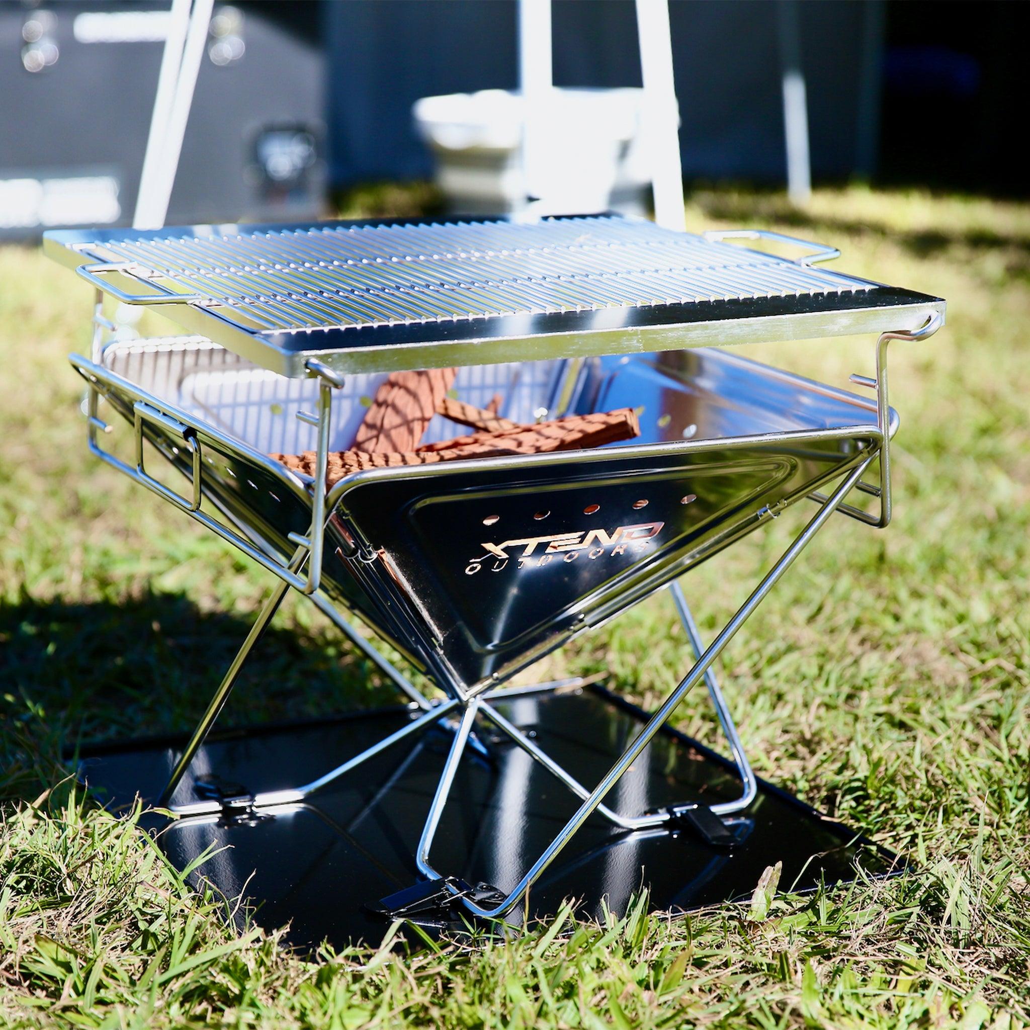Stainless Steel Fire Pit - Aussie Traveller