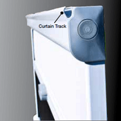 EuroVision Curtain Track Kit