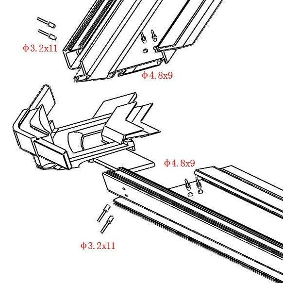 Pop Top Roof Surround Top Corners - Aussie Traveller