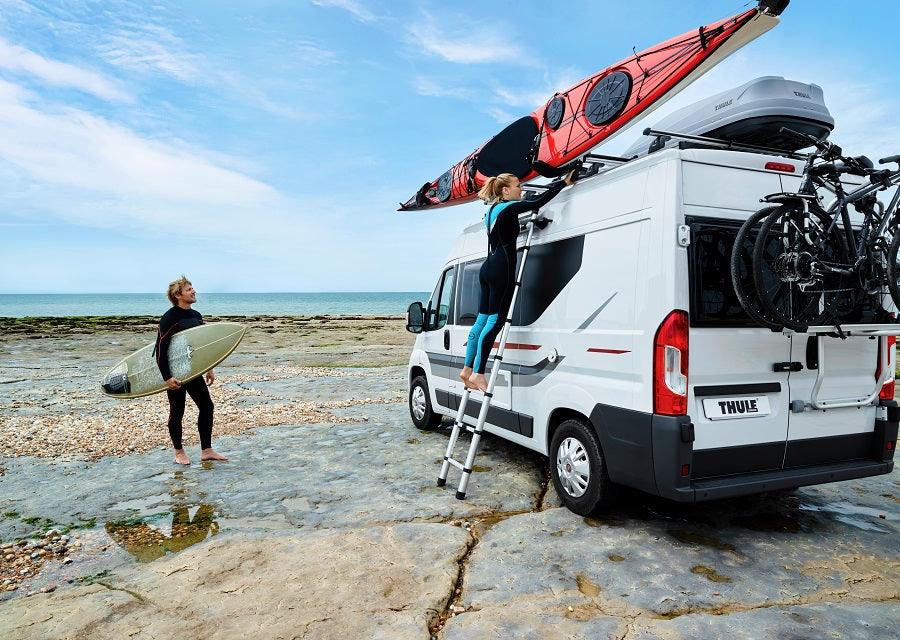 Thule Van Ladder 9 step telescopic