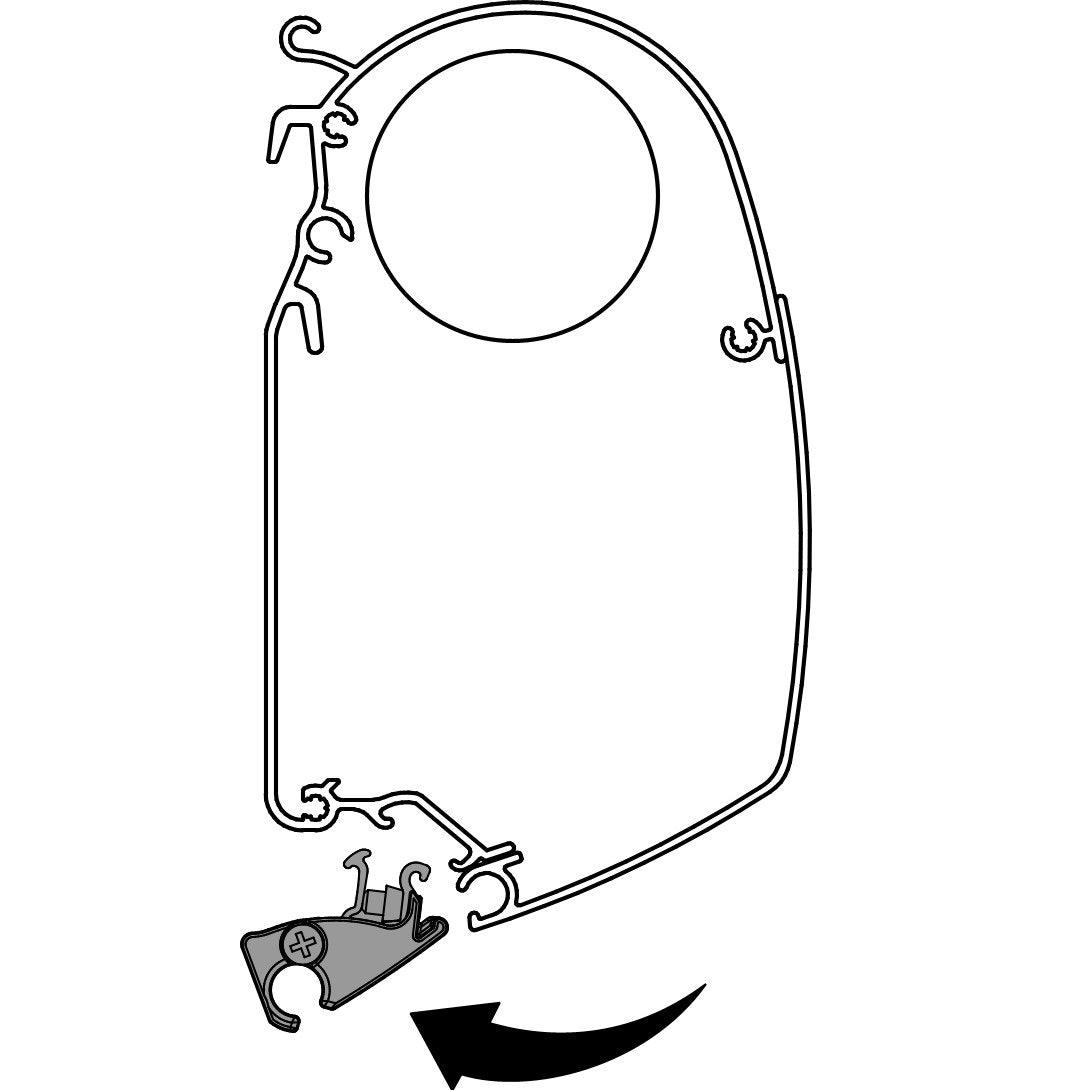 Thule 5200 Fixation Rail Tent-LED - Aussie Traveller