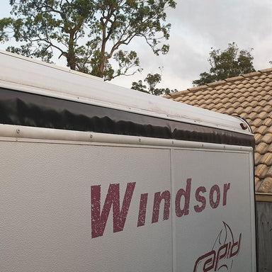 Windsor Rapid Caravan Fold out Bed Hinge Covers - Aussie Traveller