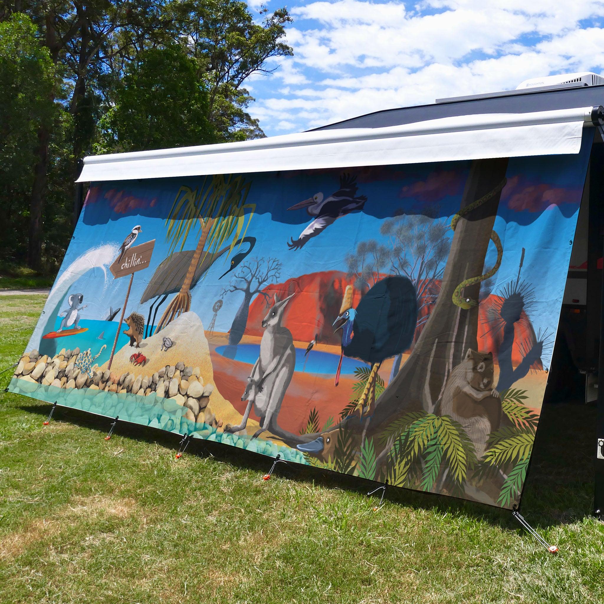 Create Your Cool Oasis: A Guide to Caravan Awning Shade Walls