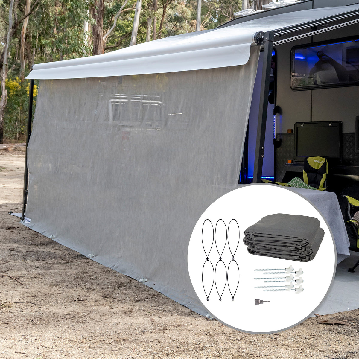 Sun Block Rv Sun Blocker Walls | Caravan Sun Shades - Aussie Traveller