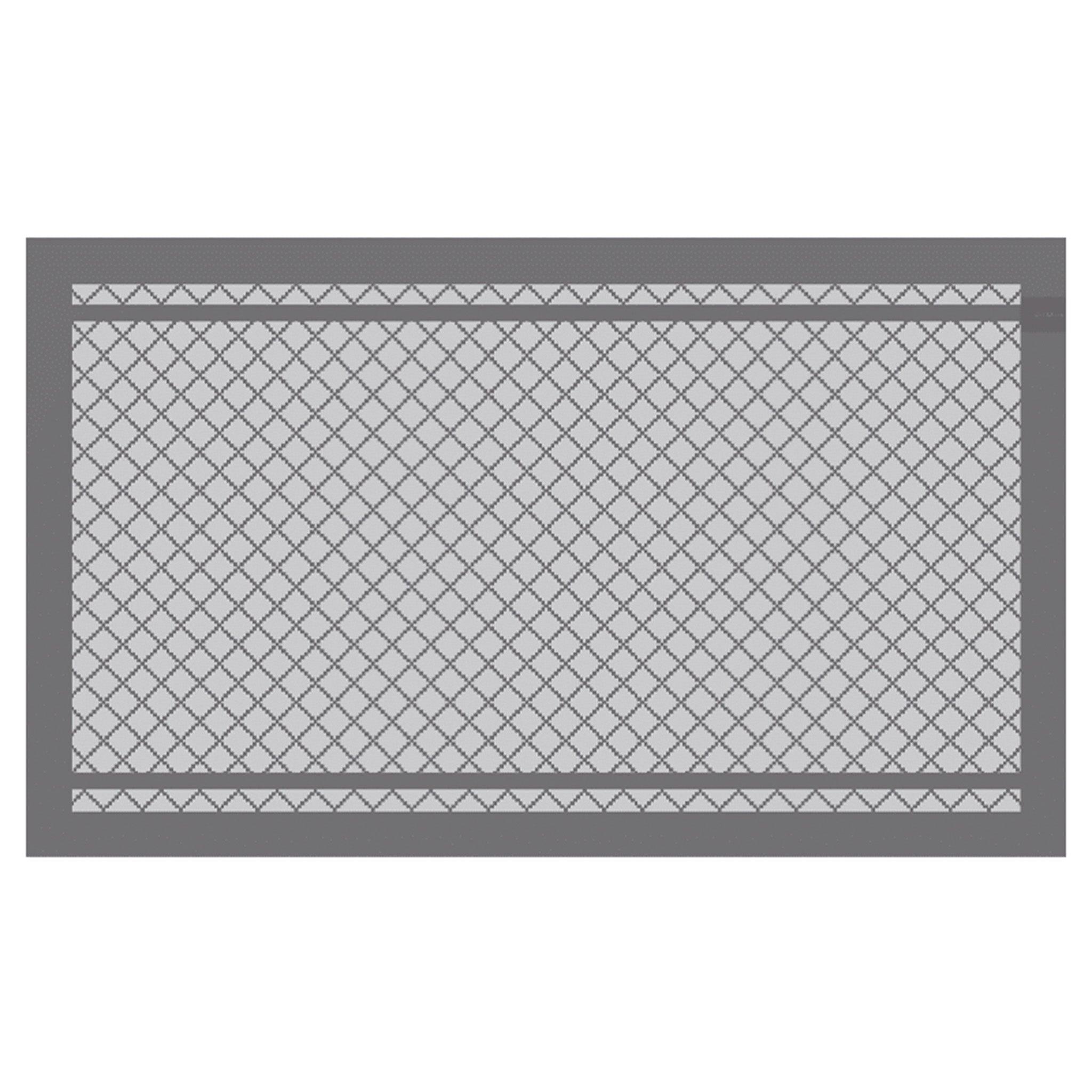 Annexe Mat - Crisscross Full Plus Grey/Dark Grey - Aussie Traveller