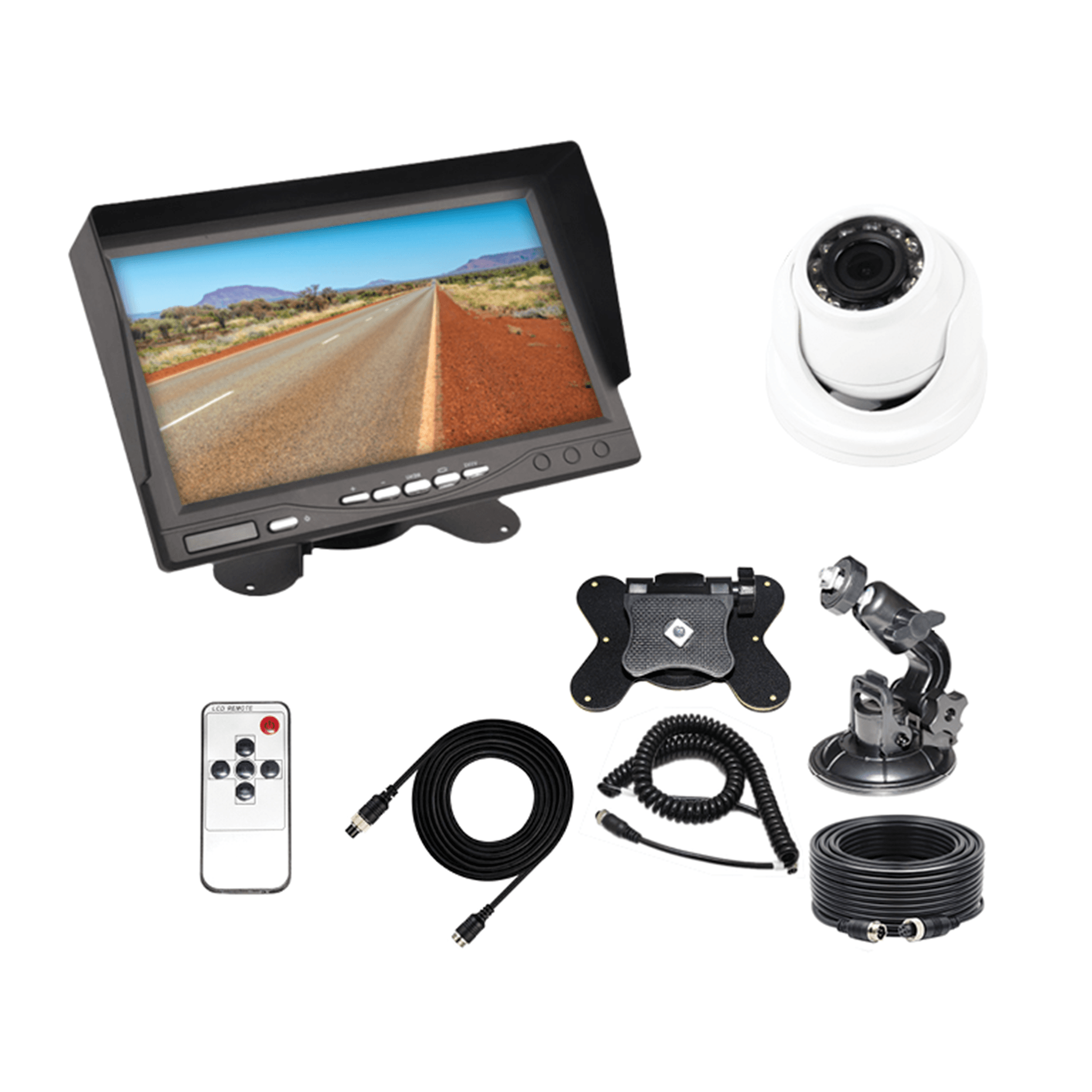 Rear View Round Camera Kit - Aussie Traveller