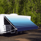 Sunburst Eclipse Awning - Blue - Aussie Traveller