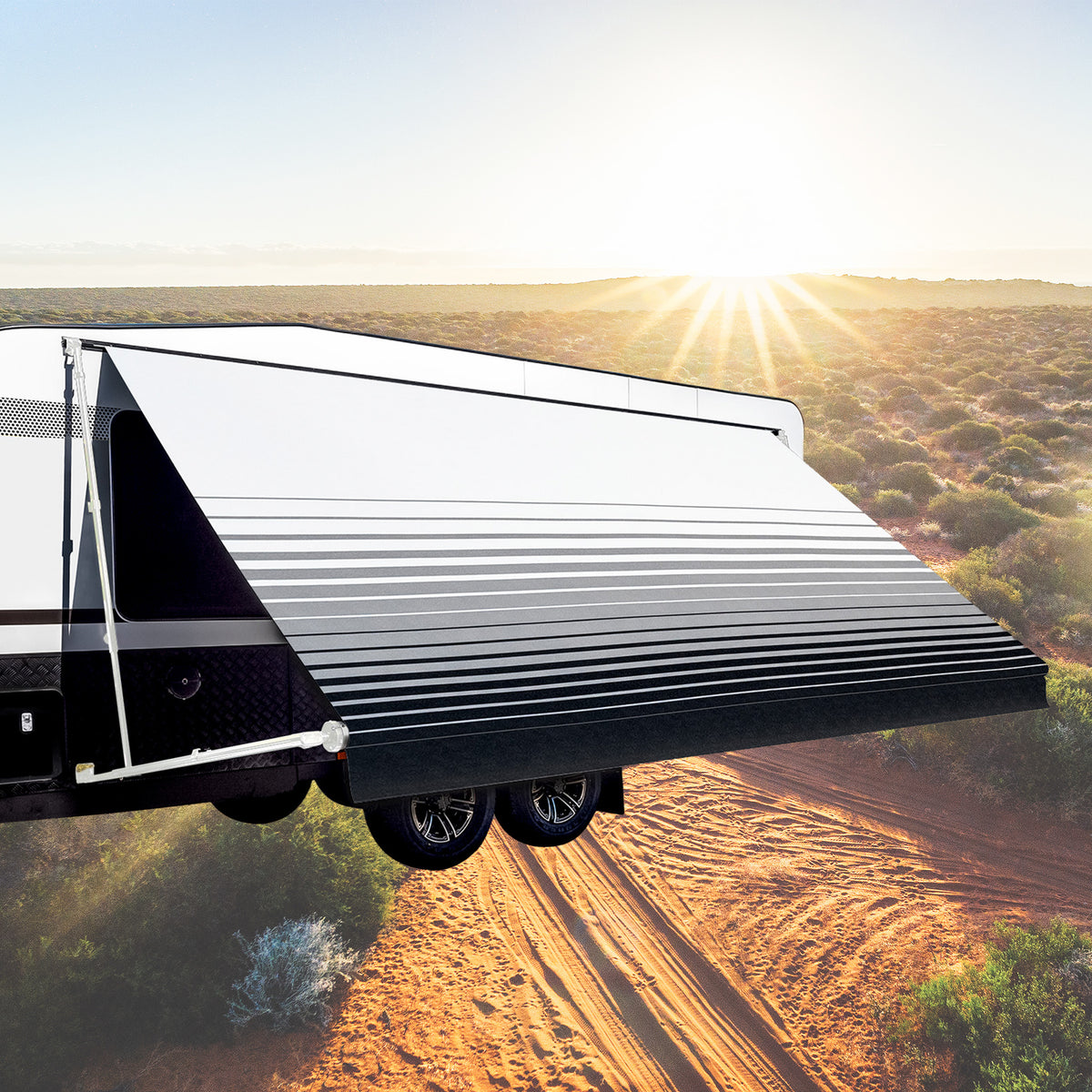 Sunburst Awnings - Rollout Sunburst Eclipse Awning – Aussie Traveller