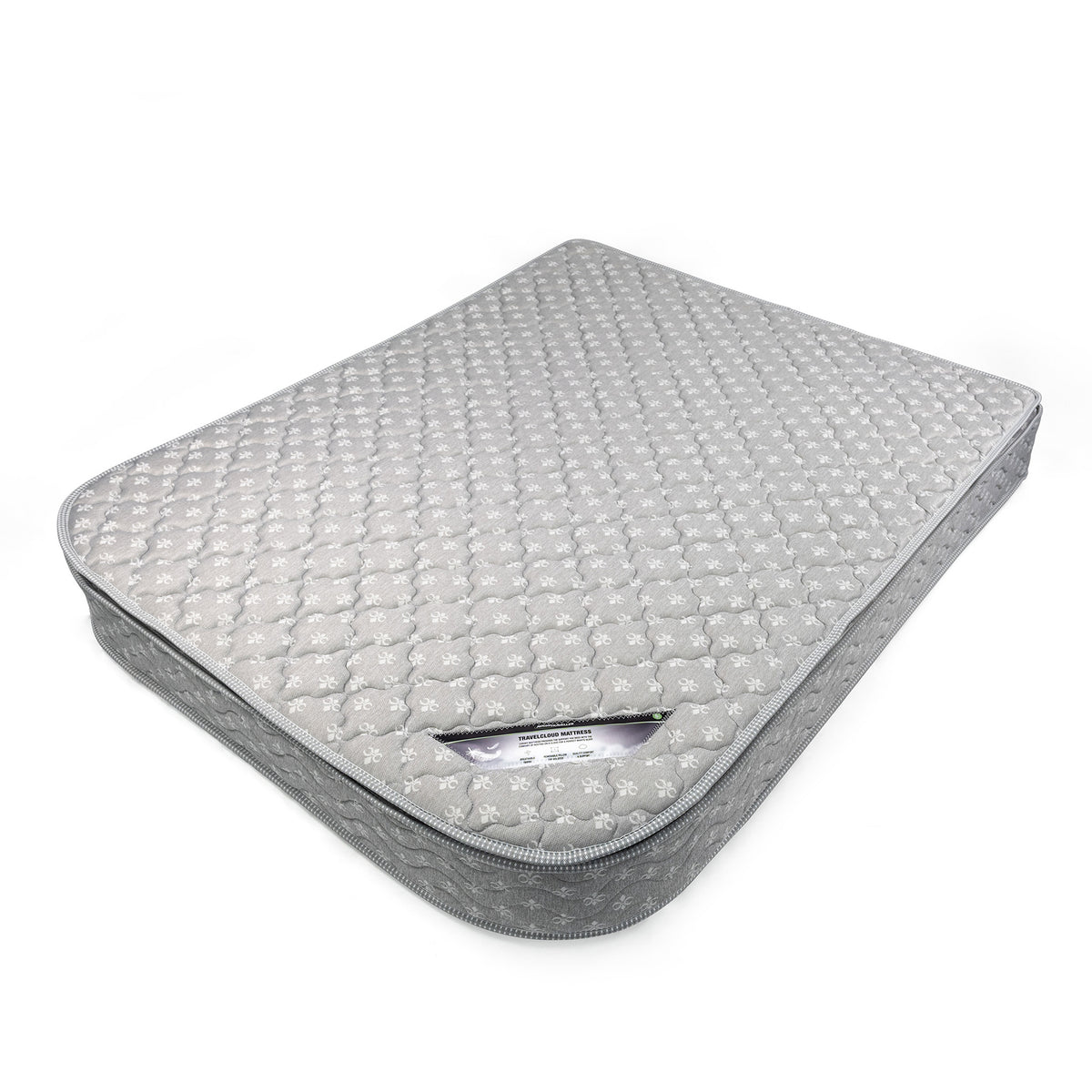 TravelCloud RV Queen Mattress Pillow Top, No Bolster