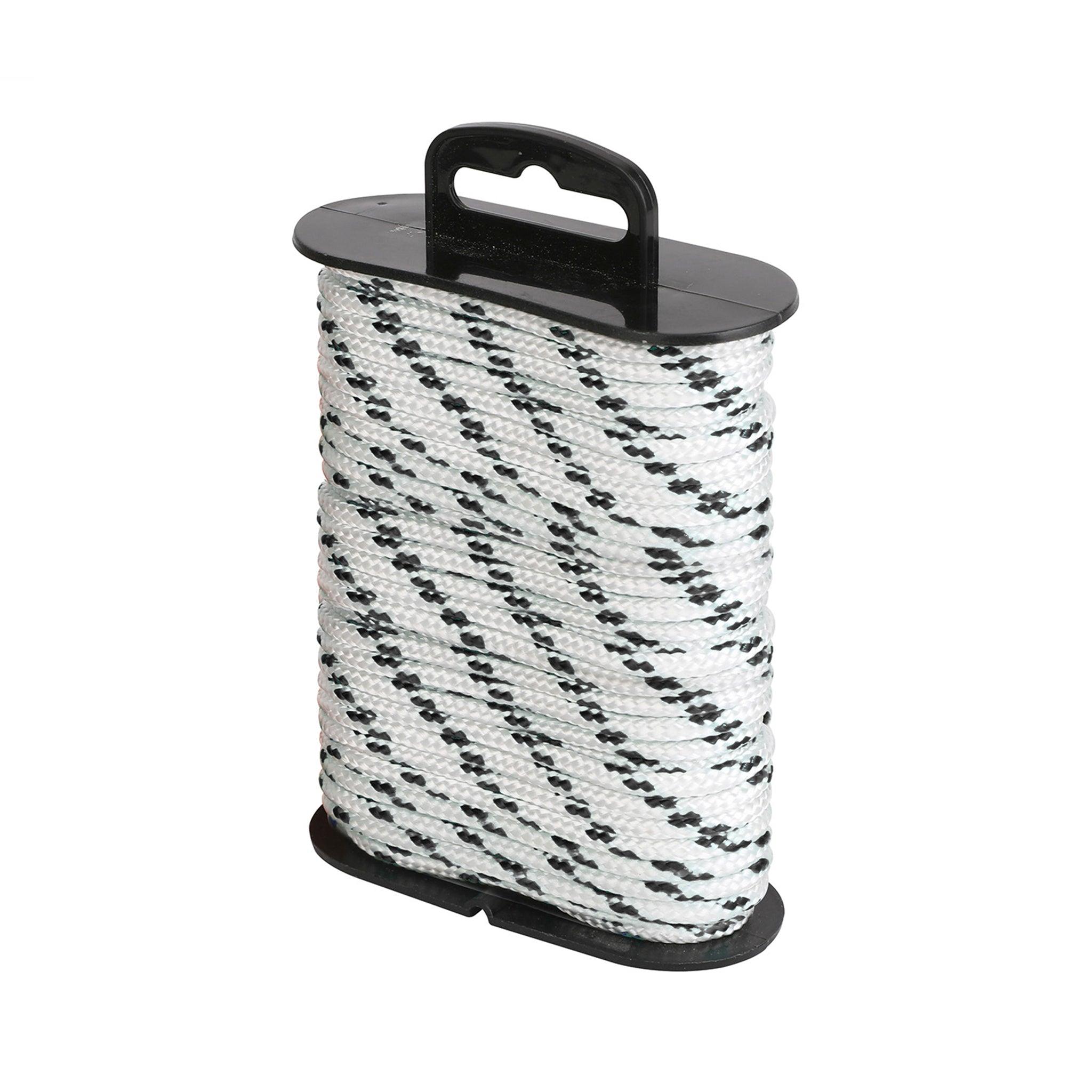 Aussie Rope Utility Rope 3mm x 15m - Black/White @ A$9.99