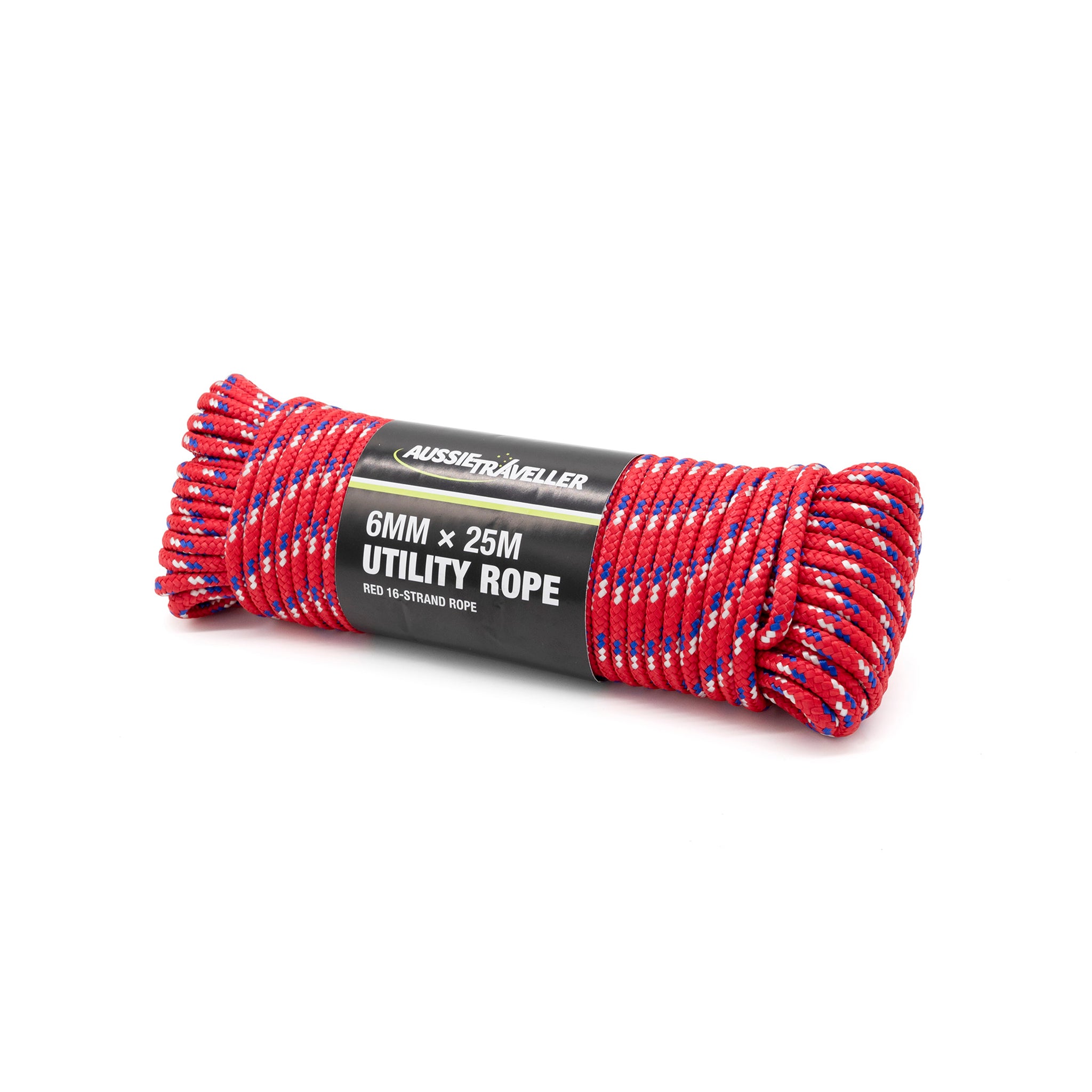 Utility Rope 6mm x 25m - Red Bundle @ A$14.99