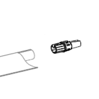 Thule LH & RH Roller Tube End Cap suit 6200