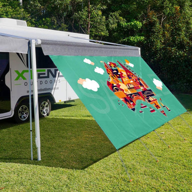 Shade Cloth, Privacy Screen With Piping for Camping -  Australia