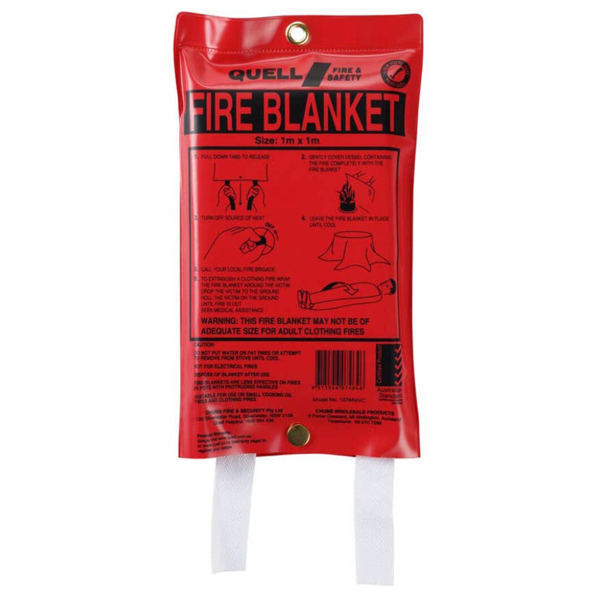 Quell Fire Blanket 1m x 1m - Aussie Traveller