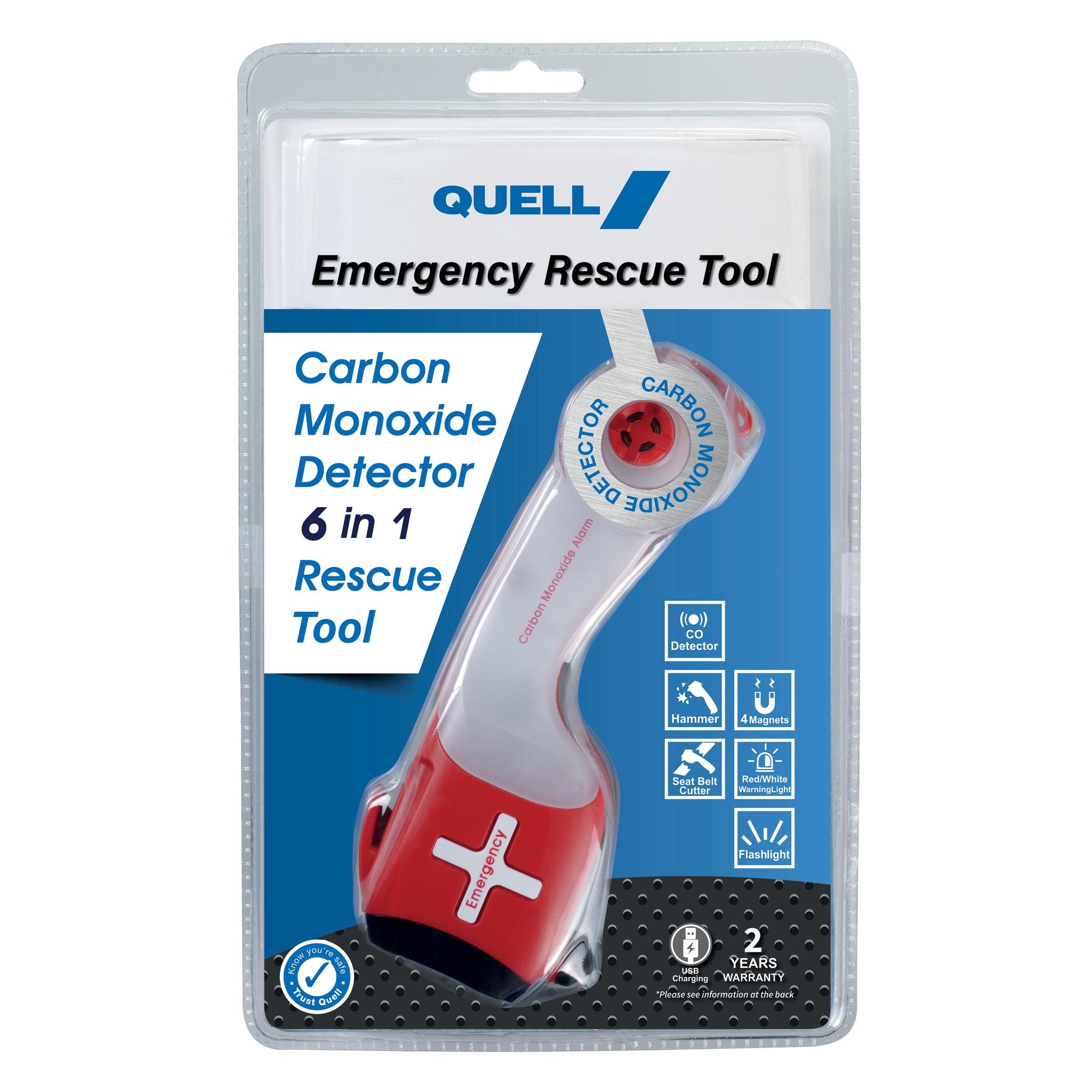 Quell 6 in 1 Carbon Monoxide Detector Rescue Tool - Aussie Traveller