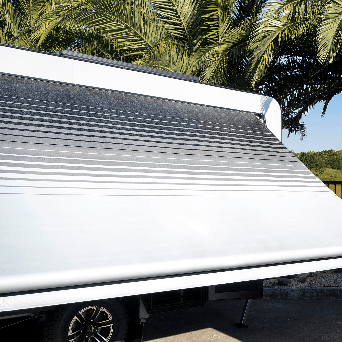 Sunburst Eclipse Awning - Blue