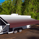 Sunburst Eclipse Awning - Burgundy - Aussie Traveller