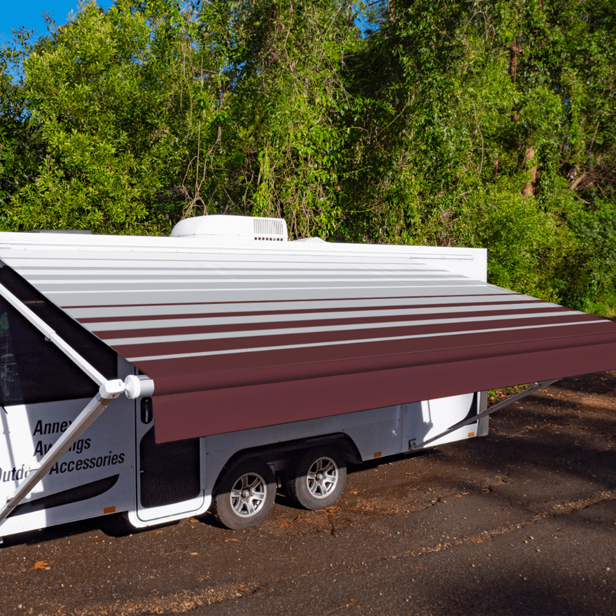 Replacement Vinyl Roof - Burgundy - Aussie Traveller