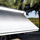 Sunburst Eclipse Awning - Blue - Aussie Traveller