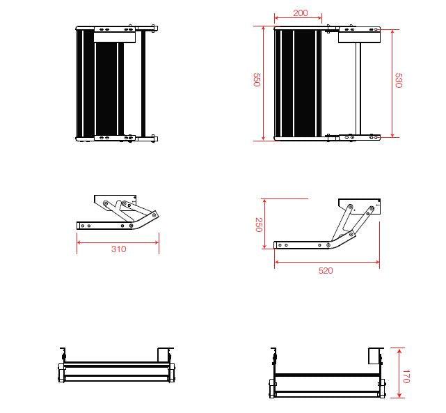 12V Drop Down Single Step - Aussie Traveller