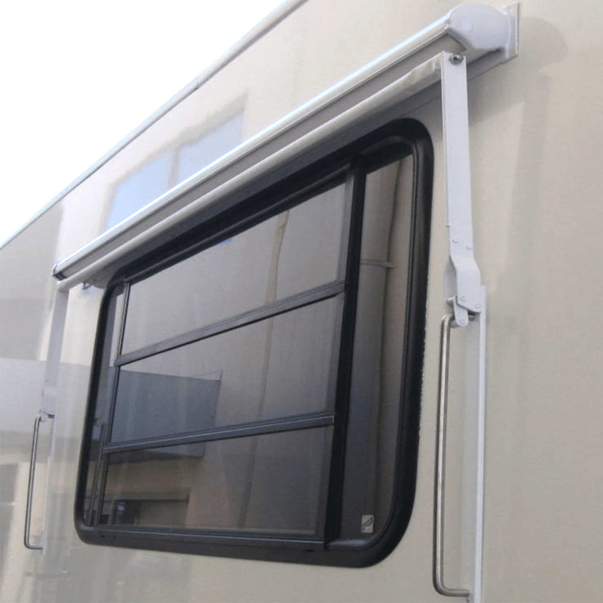 Retractable Window Awning - Aussie Traveller