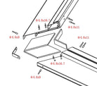 Pop Top Roof Surround Bottom Corners Joint 1 - Aussie Traveller