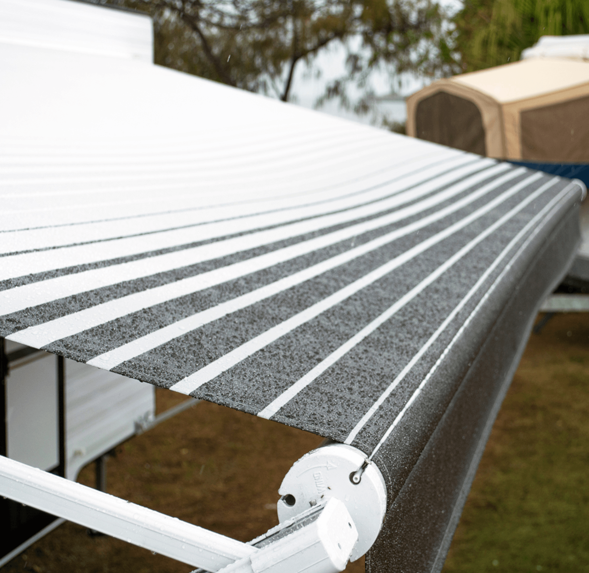 Sunburst Eclipse Awning - Blue - Aussie Traveller