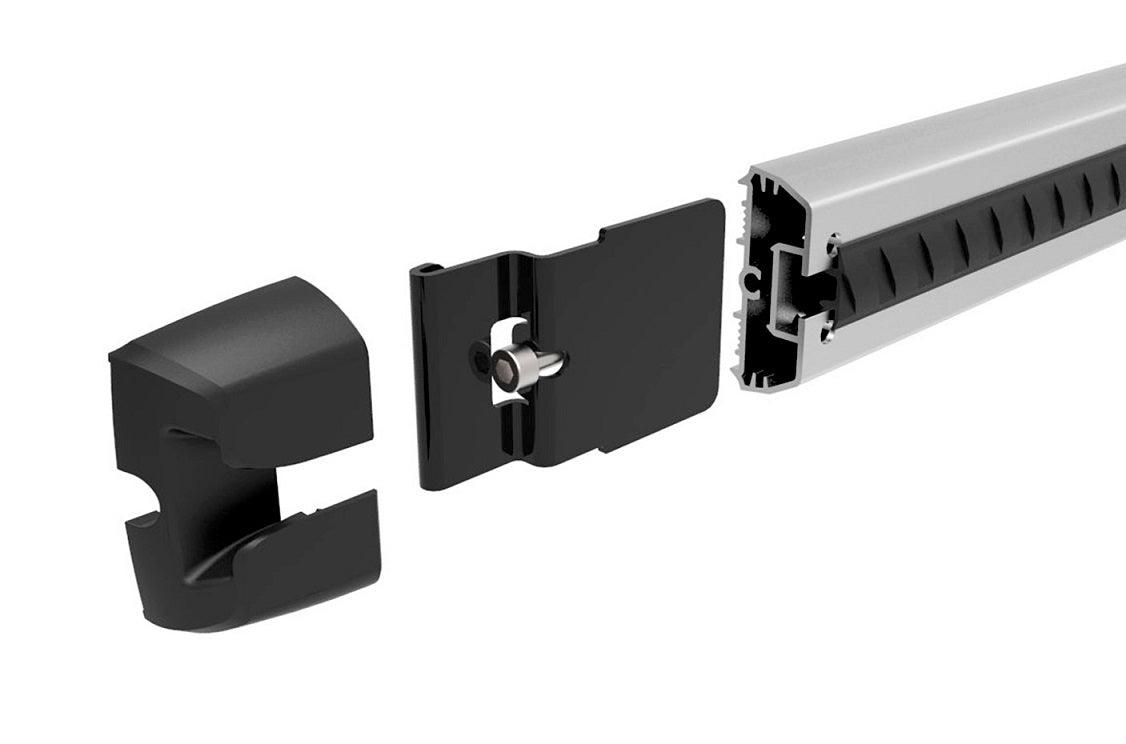 Thule Elite Van XT Bike Carrier Black rail profile